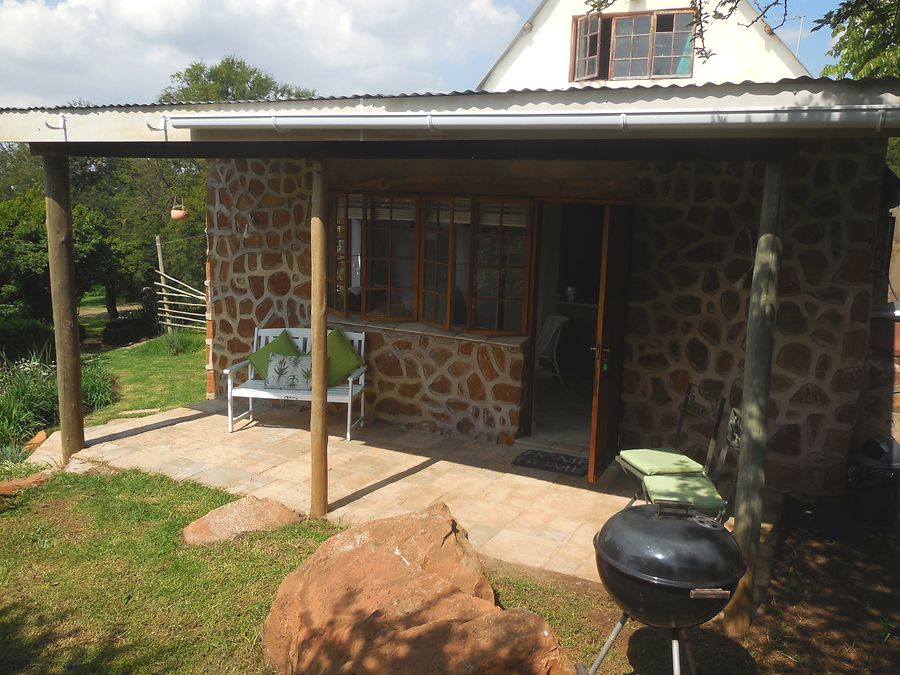 Braai area on the patio