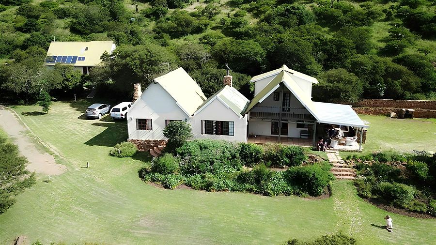 The Main House from the air