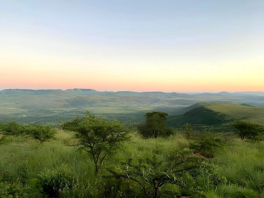 Dusk over the hills