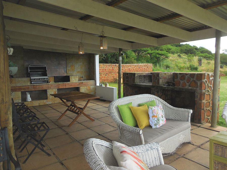 Outdoor braai and entertainment area